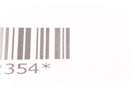 Black and white barcode. Particular of a Barcode