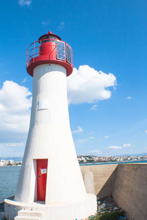 Particular of a headlight - Sea markの写真素材