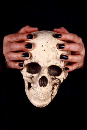 Creepy Skullの写真素材