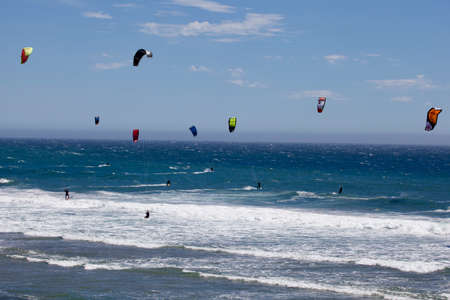 kite surfers