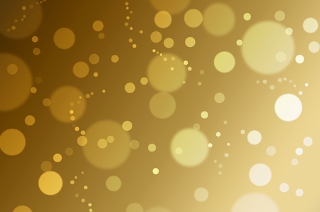 golden colorful light bokeh background, christmas holiday background, wallpaper, festival and holiday conceptの写真素材