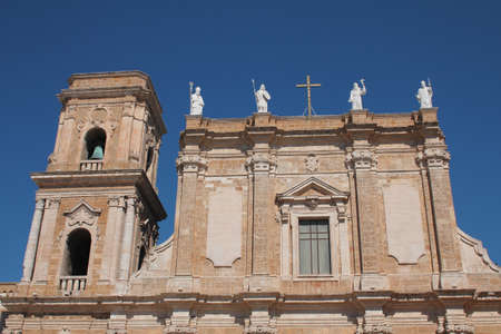 Catholic cathedral in Brindisi, Italy. Monument of the 12th century
の写真素材