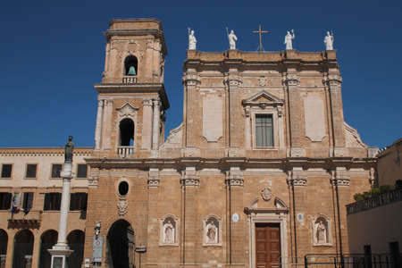 Catholic cathedral in Brindisi, Italy. Monument of the 12th century
の写真素材