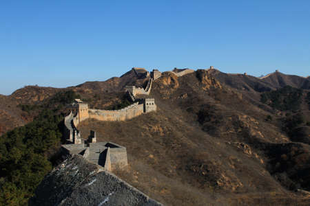 The Great Wall of China, an UNESCO world heritage site, in autumn
のeditorial素材