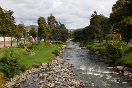 River and park in Cuenca, Ecuador
の写真素材