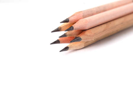 pencil on white background