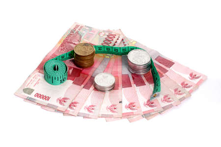 rupiah - tight money policy conceptの写真素材