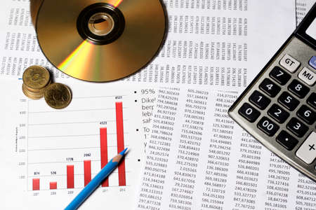 Financial or accounting conceptの写真素材
