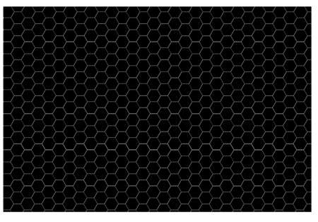 for background, Pattern - Black Hexagonのイラスト素材