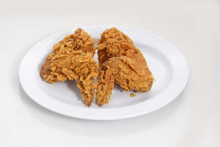 Crispy Fried Chicken Wingの写真素材