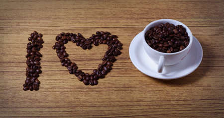 I Love Coffee の写真素材