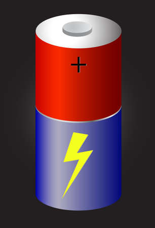 3D Battery のイラスト素材