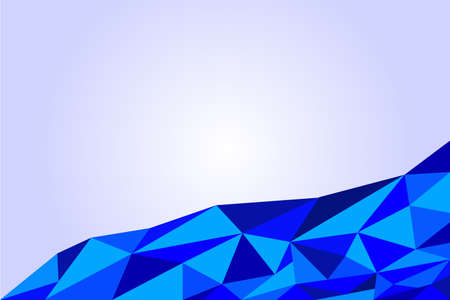 Blue Triangle Backgroundのイラスト素材