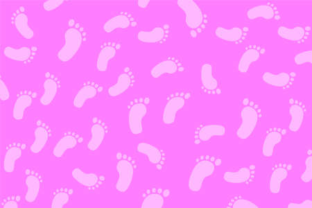 Background - baby foot printのイラスト素材