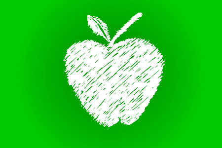 Doodle Apple のイラスト素材