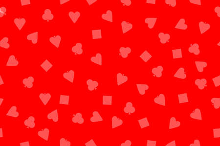 Seamless Playing Cards Symbolのイラスト素材