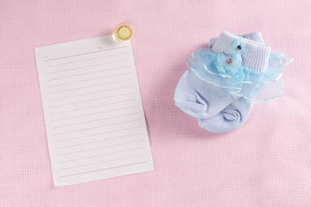 Baby New Born Greeting Cardの写真素材