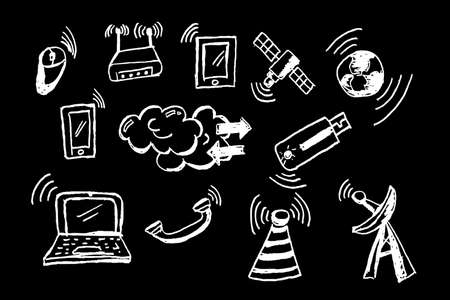 Telecommunication Signal のイラスト素材