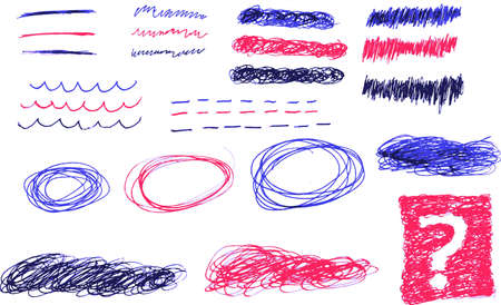 hand draw sketch, streakのイラスト素材