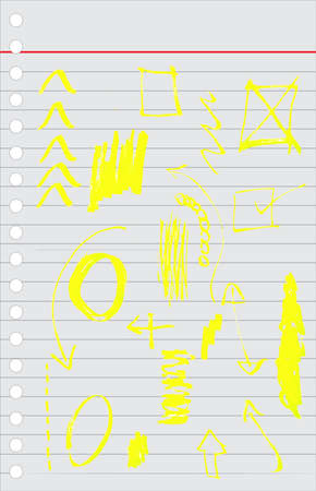 hand draw sketch, streakのイラスト素材