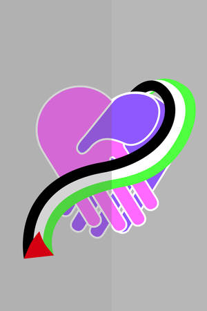 Peace for Palestina のイラスト素材