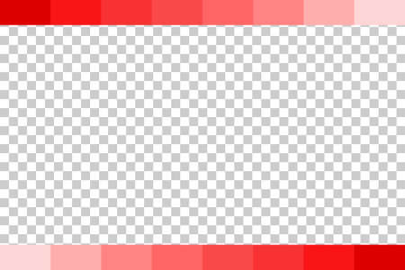 Background - Red Gradual Bar at transparent effect backgroundの写真素材