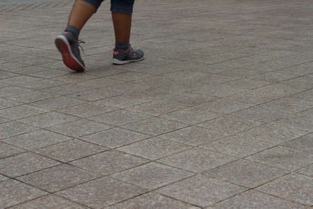 Walking People at Pathway