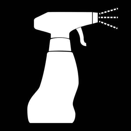 Silhouette of Simple Icon : Spray Bottleの写真素材