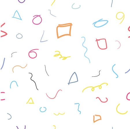 Seamless Background - Childish Pastel color, Abstract Streak shape for background, backdrop, Cover, wrapping paper or otherの写真素材