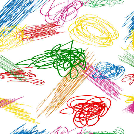 Vector various color Seamless Pattern abstract streak for Background, Paper Wrap, Banner etc&#xA;の写真素材