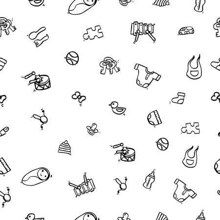 Vector Seamless Pattern for Background, Paper Wrap, Banner, curtain, etc&#xA;の写真素材