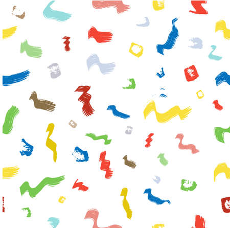 Simple Abstract Scribble colorful Big Mark Pattern for Background, Paper Wrap, Banner, curtain, etc
の写真素材