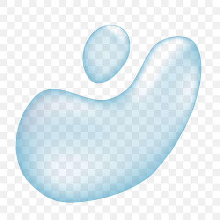 Realistic Bubble Blue Pure Water, at Transparent Effect Background
のイラスト素材