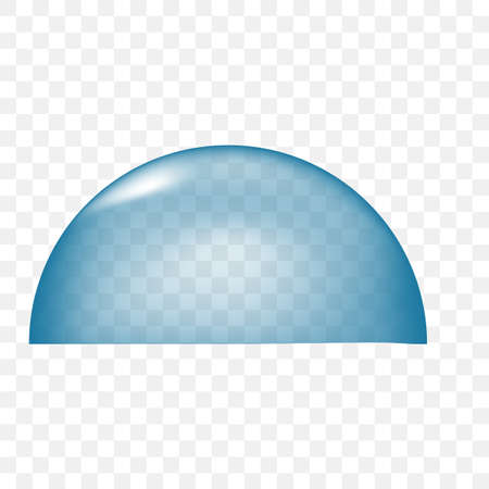 Realistic Bubble Blue Pure Water, at Transparent Effect Background&#xA;のイラスト素材