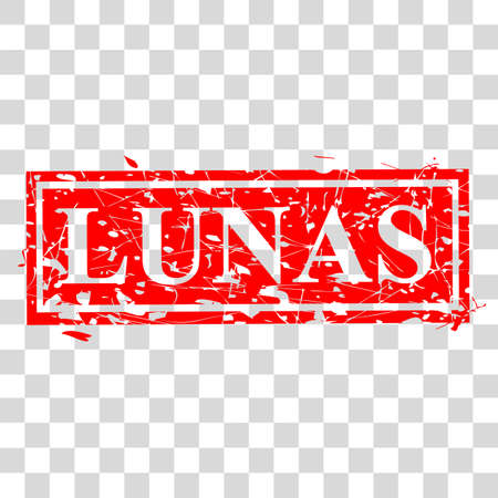 Style of Rubber Stamp, Lunas, Paid in Indonesia Language, at transparent effect background&#xA;のイラスト素材