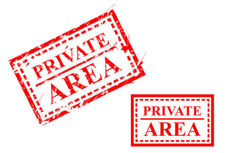 Rusty 2 Rubber Stamp, Private Area &#xA;のイラスト素材