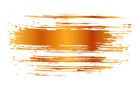 Vector Abstract Gold Golden Scribble Brush 
のイラスト素材