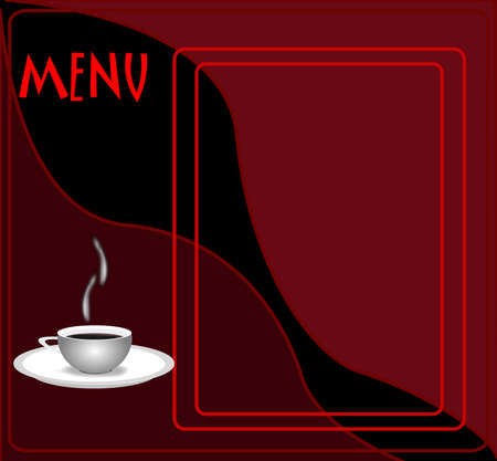 coffee menuのイラスト素材