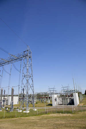 Electricity junction at electricity network station