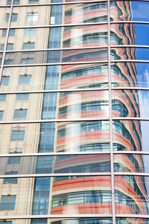 Reflection in office windows