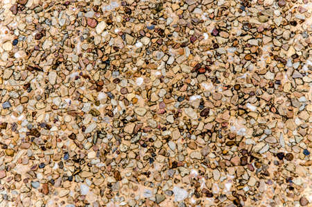 Washed gravel textureの写真素材