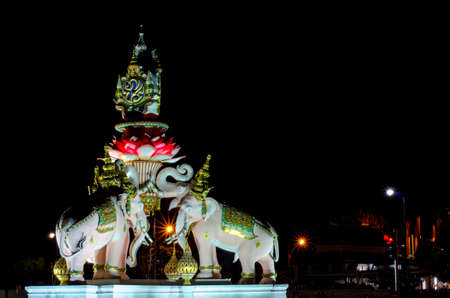 Elephant Statue decoration for King of Thailand in Bangkok