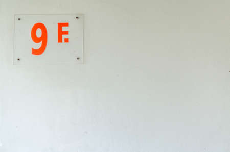 Floor number 9 in office building