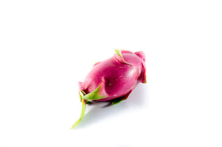 The dragon fruit on white background for gourmet dessert imageの写真素材