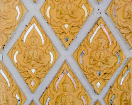 Ancient architecture of Thai temple buildingの写真素材