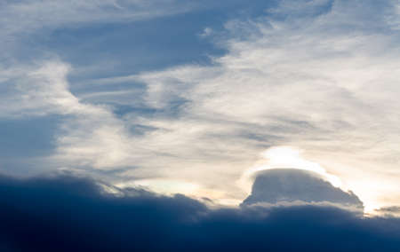 Beuatiful clouds in spring time