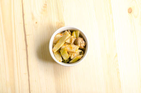 Red Curry with Chicken and Bamboo Shoots, Thai Food, Thailandの写真素材