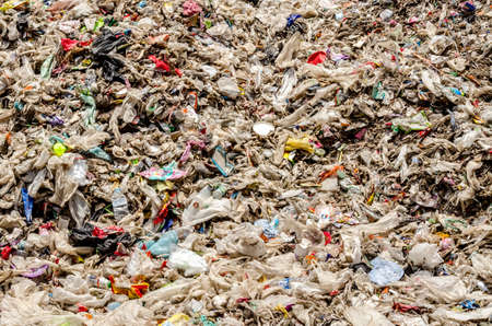 NAKHONRATCHASIMA, THAILAND - AUGUST 19: Dry municipal waste for Waste to energy procress on AUGUST 19, 2015 in NAKHONRATCHASIMA PROVINCE THAILANDの写真素材