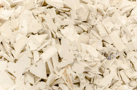 Waste from foam, environmental problemsの写真素材