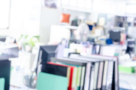 Abstract blur office room backgroundの写真素材